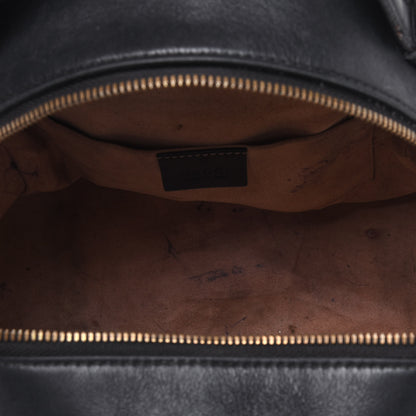 Gucci Calfskin Matelasse GG Marmont Dome Backpack Black 4 of 24