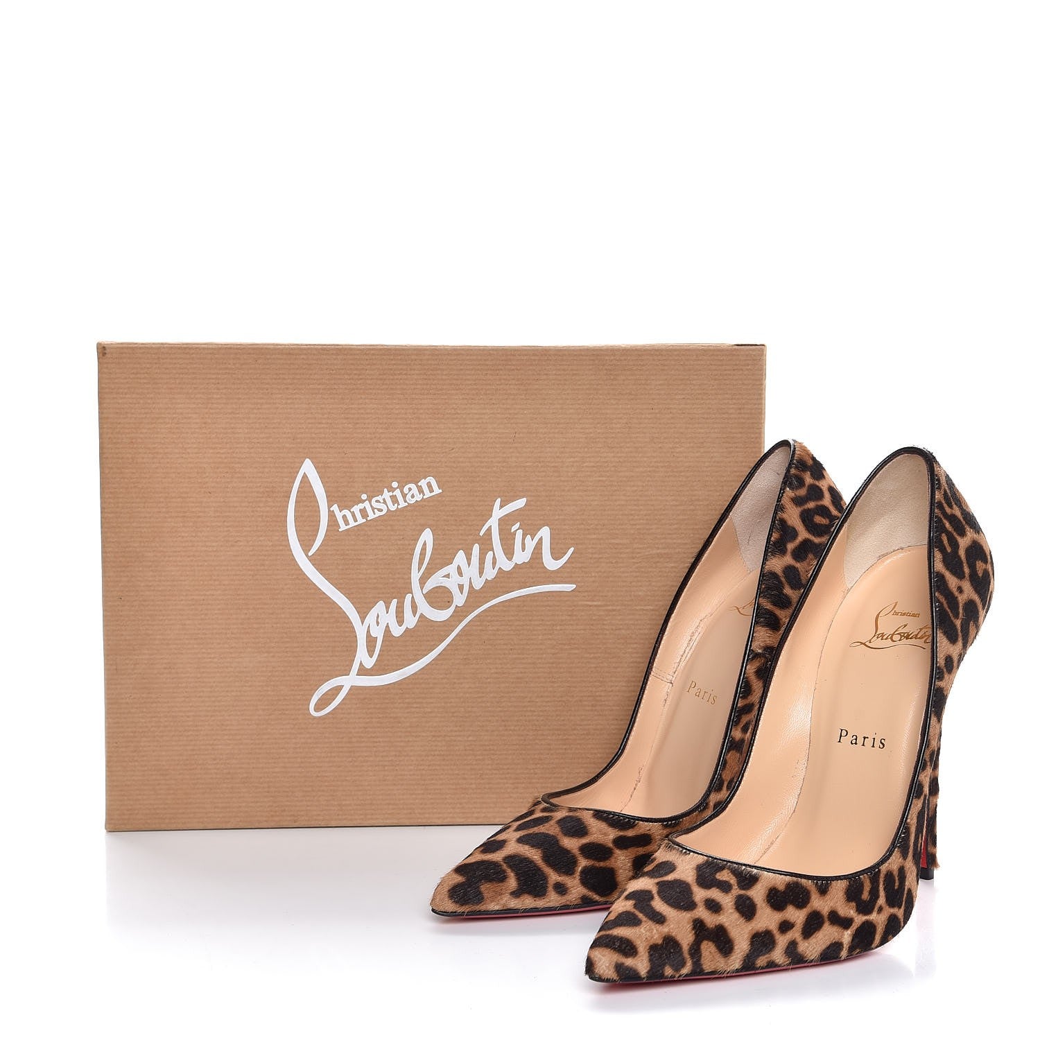 Christian Louboutin Pony Hair So Kate 120 Pumps 38 Jaguar Brown 10 of 10