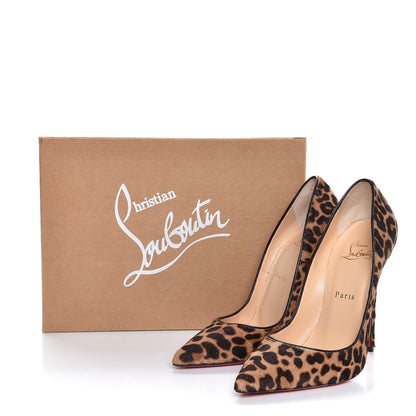 Christian Louboutin Pony Hair So Kate 120 Pumps 38 Jaguar Brown 10 of 10