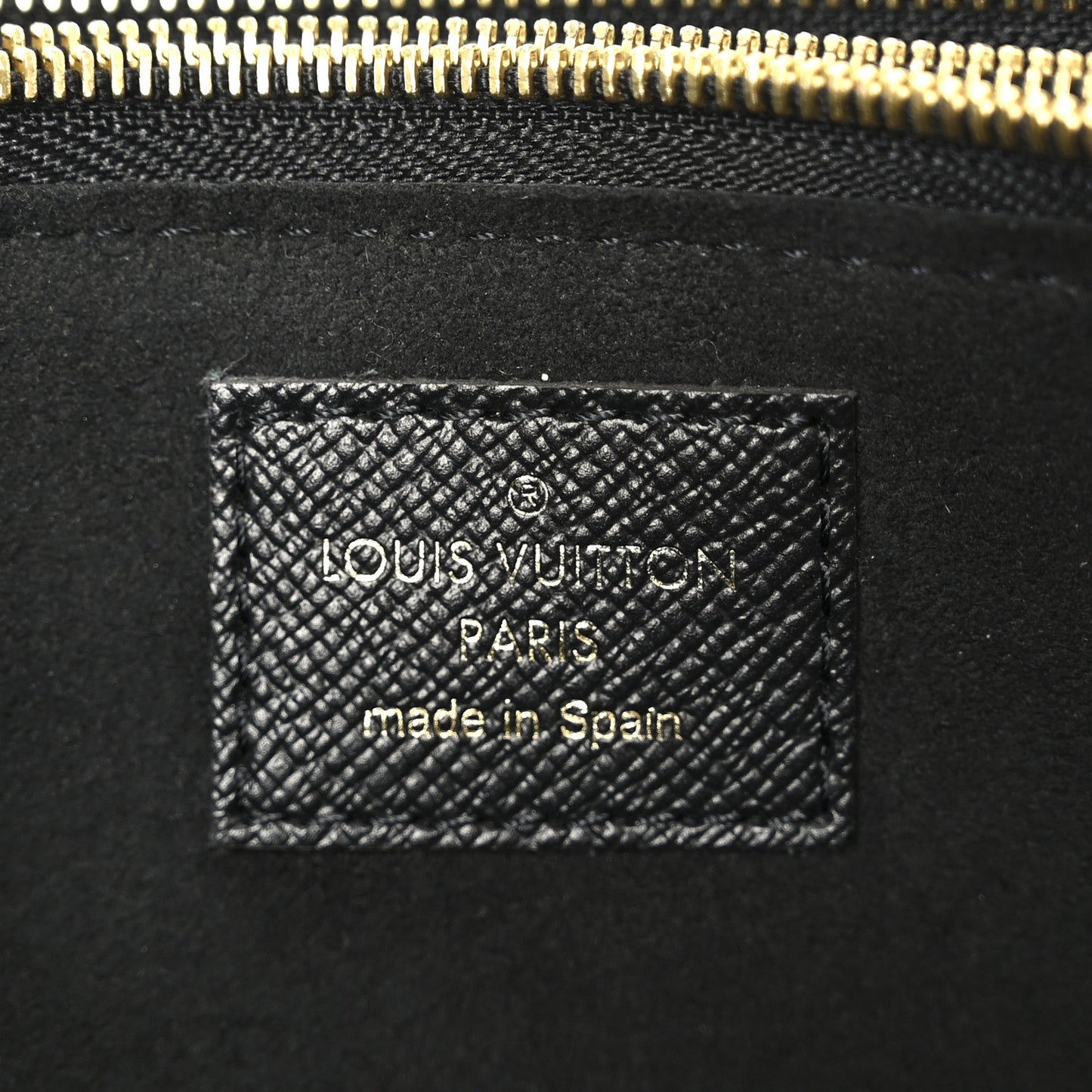 Monogram Giant Jungle Pochette Double Zip Black