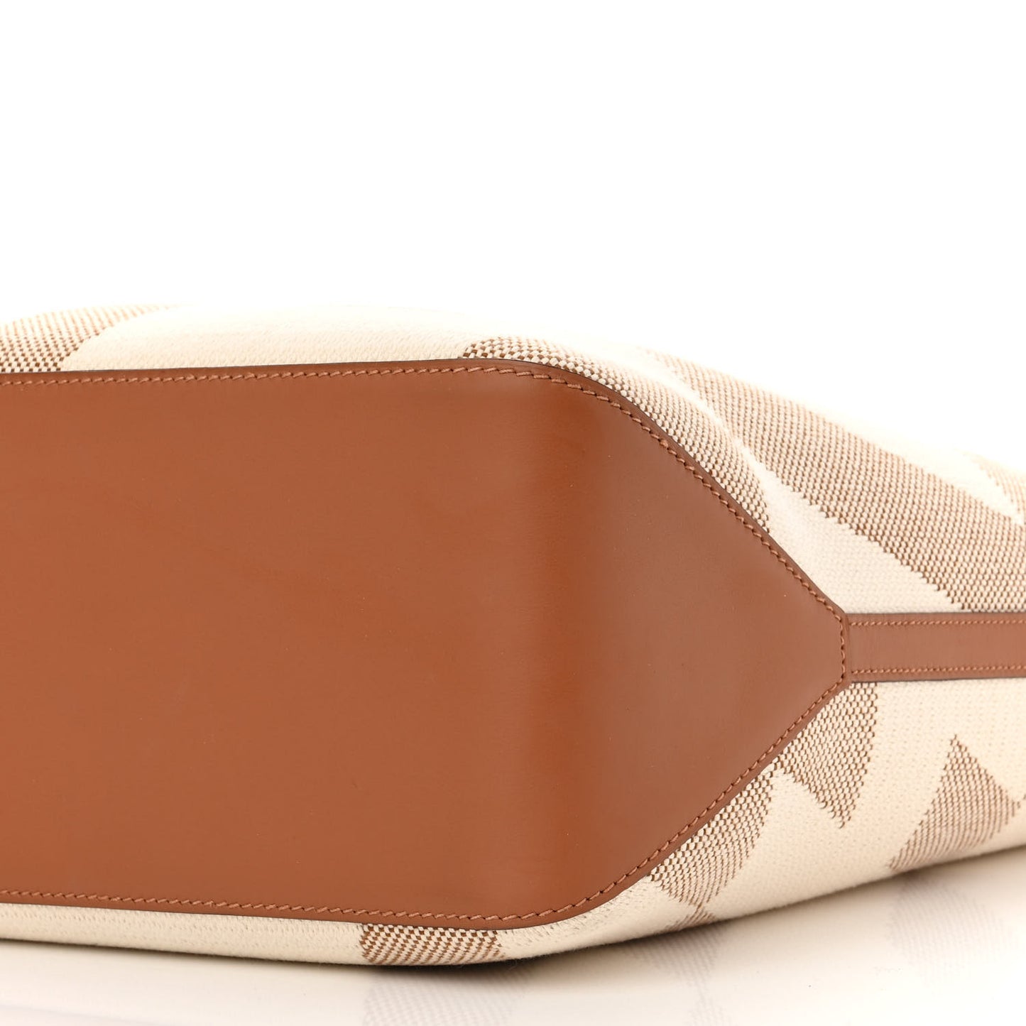 Swift H Canvas Cabas H En Biais 40 Ecru Naturel Gold