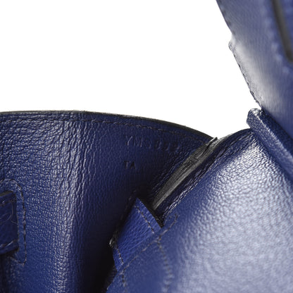 Hermes Epsom Birkin 30 Bleu Encre 7 of 12