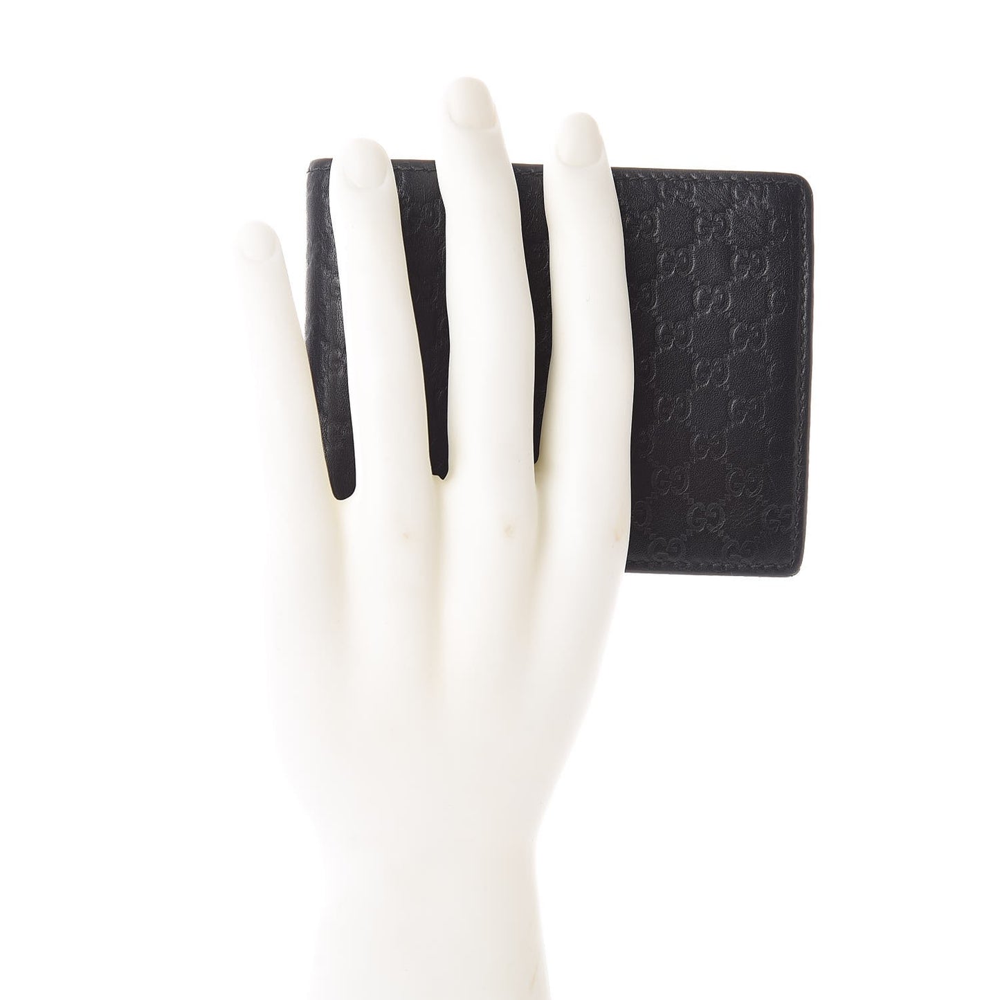 Microguccissima Bi-Fold Wallet Black