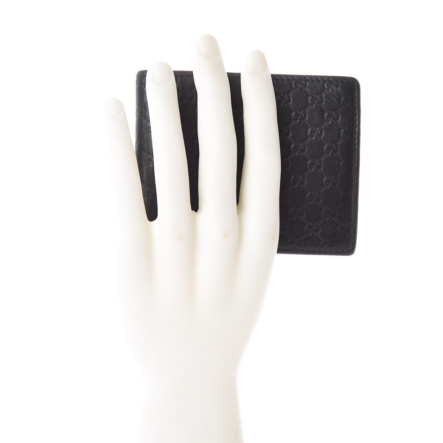 Gucci Microguccissima Bi-Fold Wallet Black 2 of 7