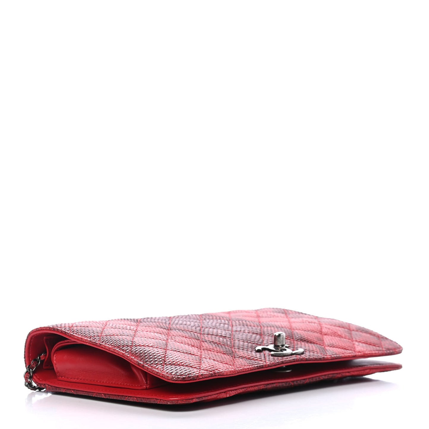 Quilted Lizard Flap Red