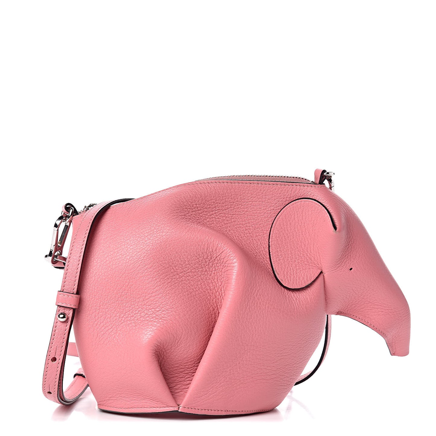 Calfskin Mini Elephant Crossbody Bag Candy