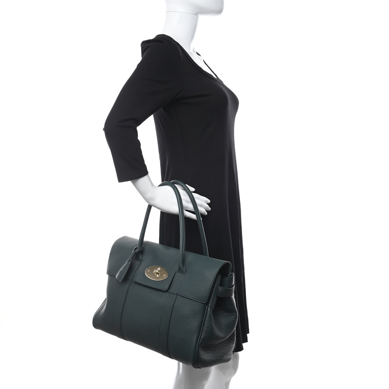 Mulberry Heavy Grain Bayswater Green 2 of 10