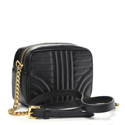 Prada Soft Calfskin Diagramme Camera Bag Black 3 of 8