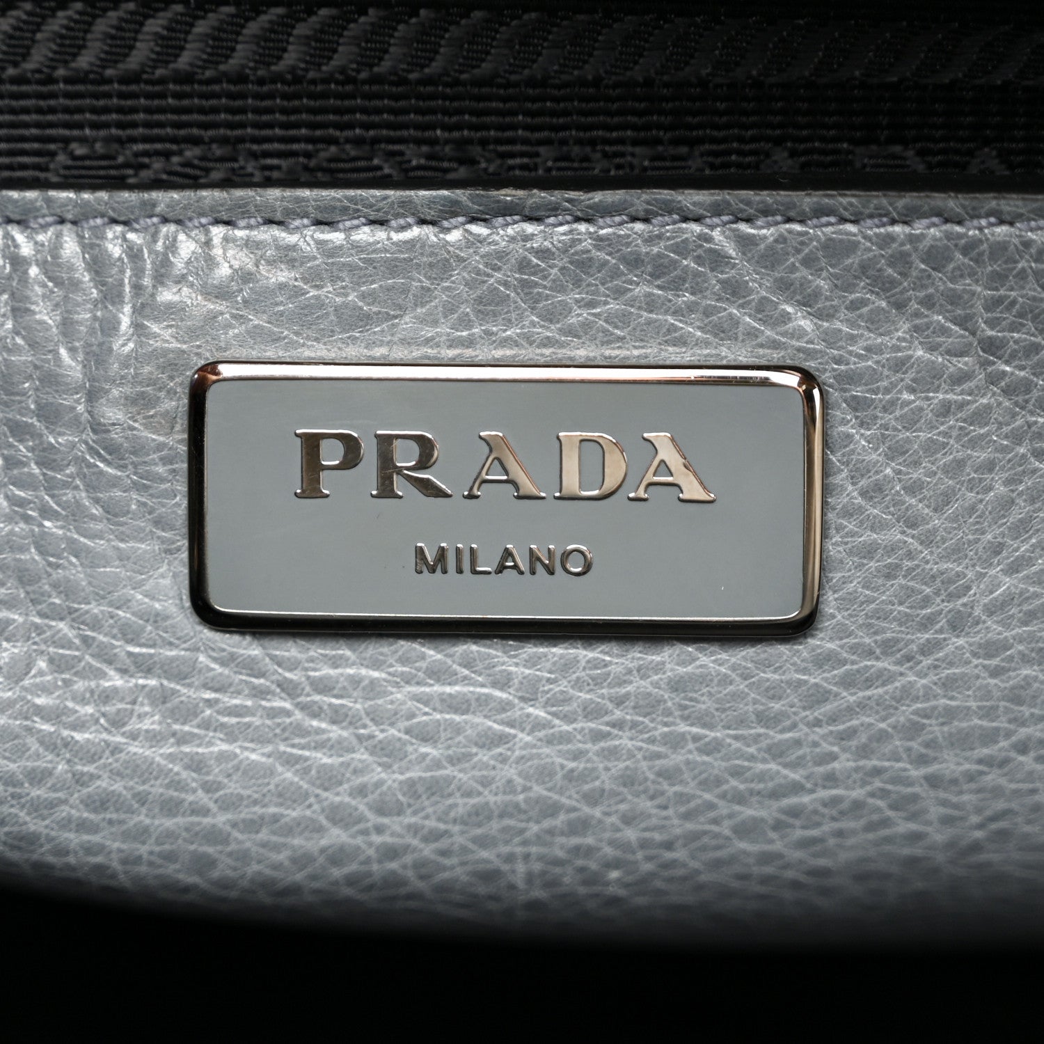 Prada Glace Calf Twin Pocket Tote Marine 1855206 – FASHIONPHILE