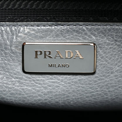 Prada Glace Calf Twin Pocket Tote Marine 6 of 17