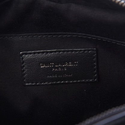 Saint Laurent Calfskin Matelasse Monogram Lou Camera Bag Black 6 of 10