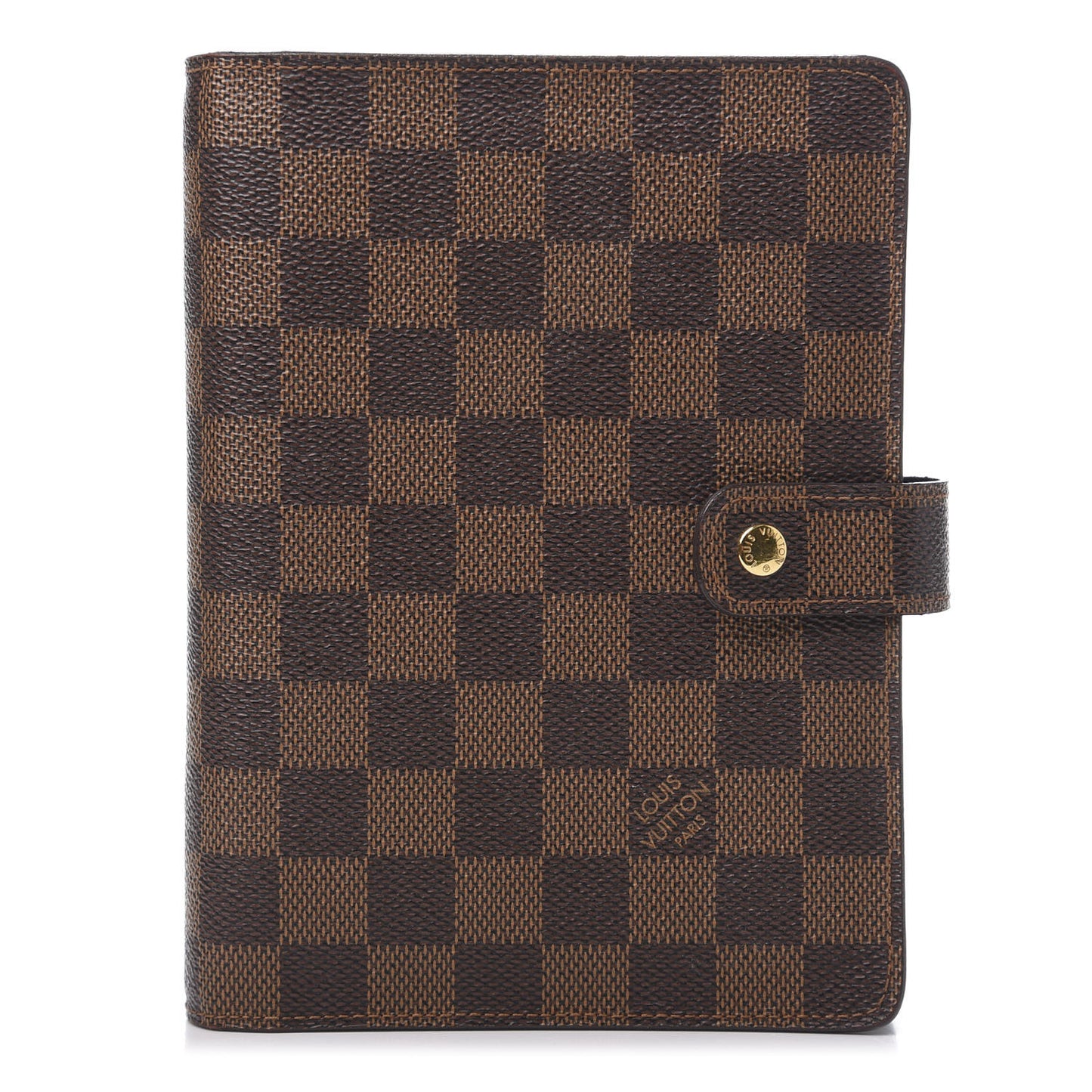 Damier Ebene Medium Ring Agenda Cover