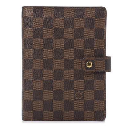 Louis Vuitton Damier Ebene Medium Ring Agenda Cover 1 of 7