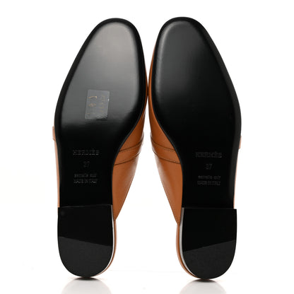 Hermes Calfskin Oz Mules 37 Naturel 5 of 9
