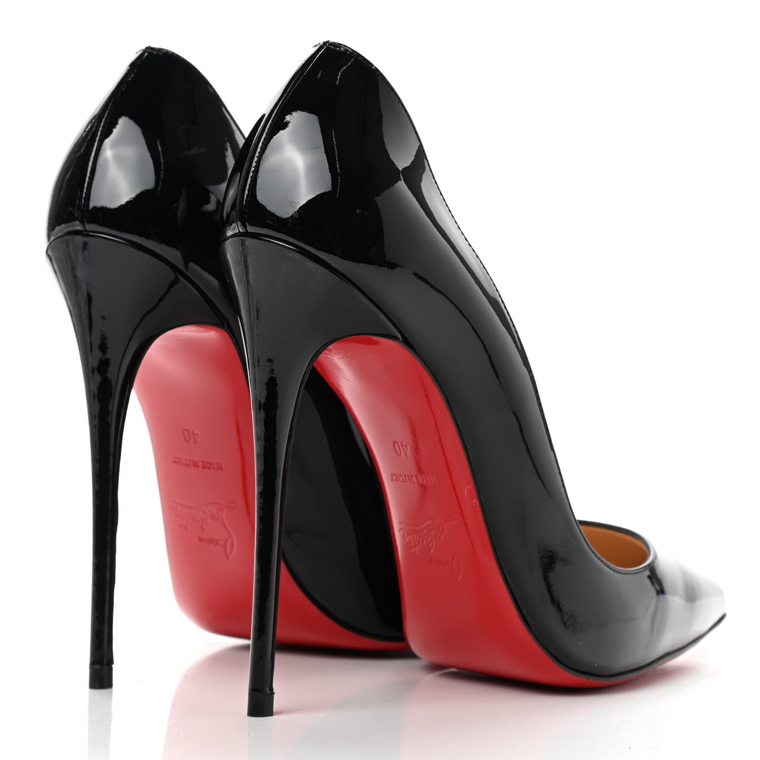 Christian Louboutin Patent So Kate 120 Pumps 40 Black 4 of 14