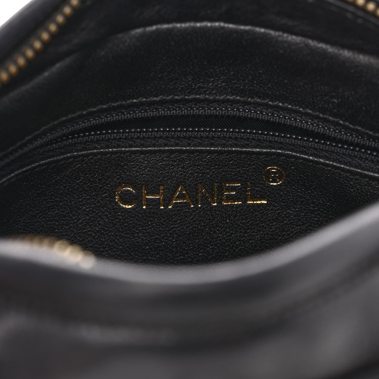 Chanel Lambskin Quilted CC Tassel Camera Case Black 6 of 13