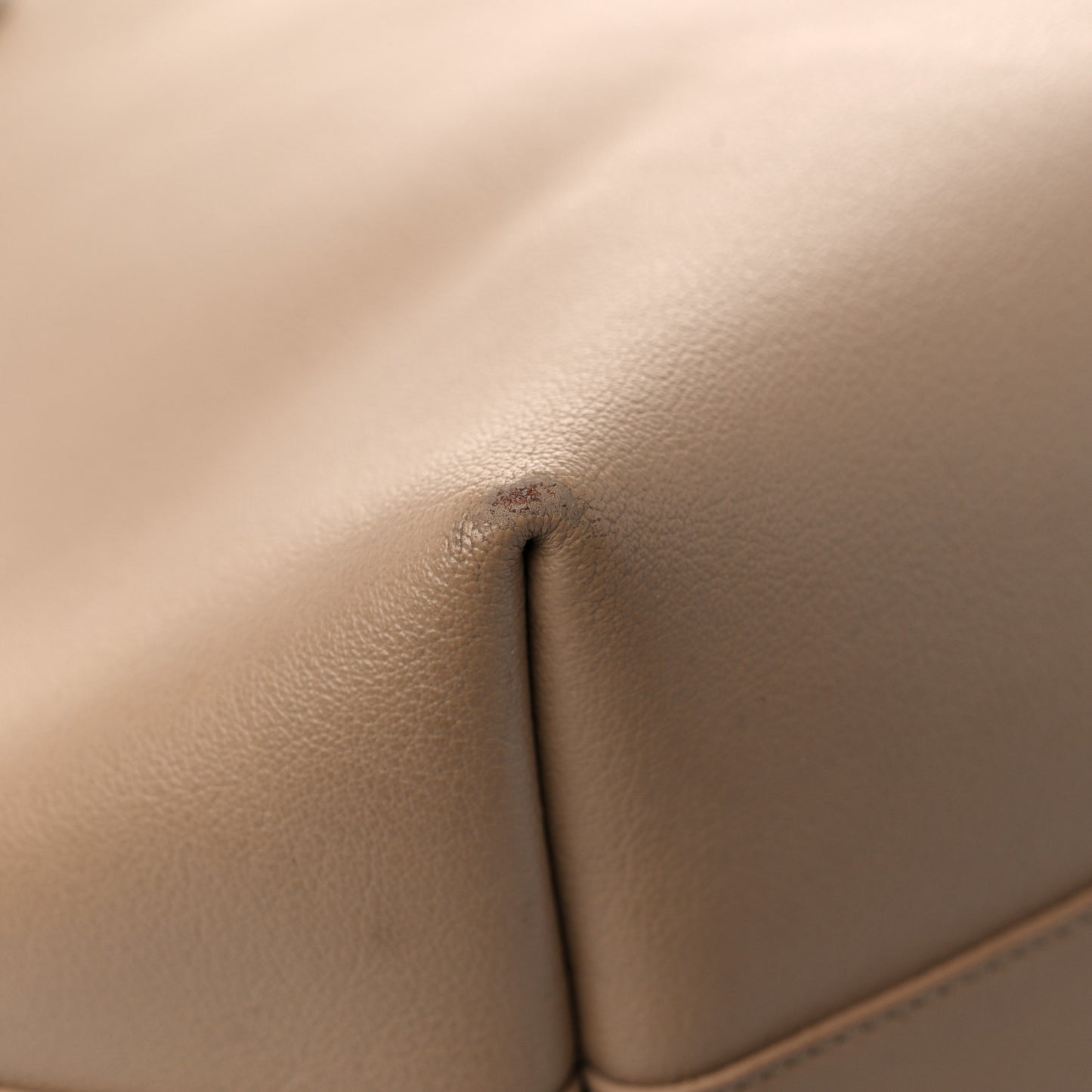 Calfskin Large Shopping Tote Beige