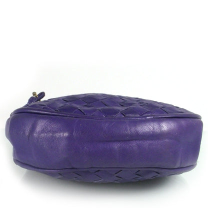 Bottega Veneta Vintage Woven Shoulder Bag Purple 5 of 8