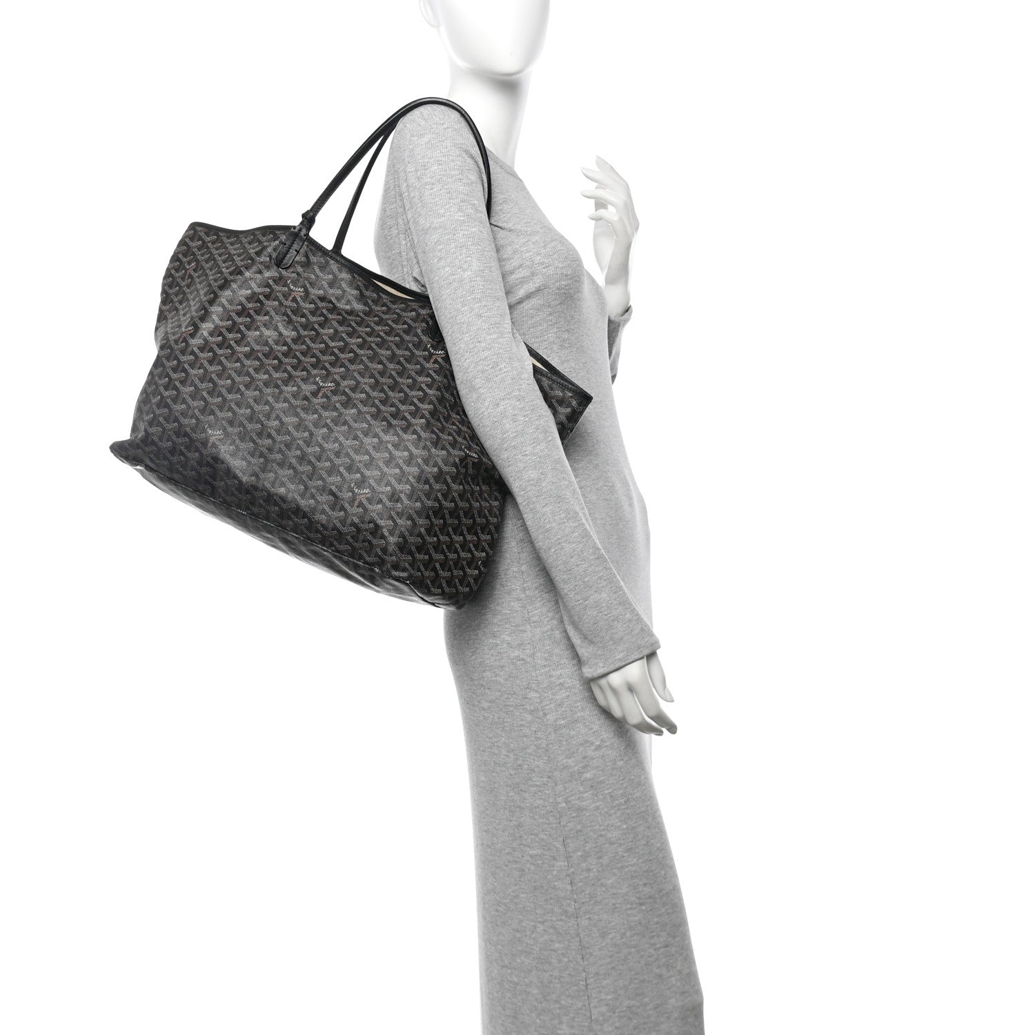 Goyard Goyardine Saint Louis GM Black 2 of 13