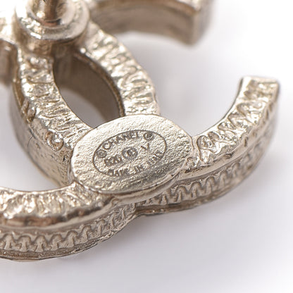 Chanel Pearl Crystal CC Earrings Gold 4 of 5