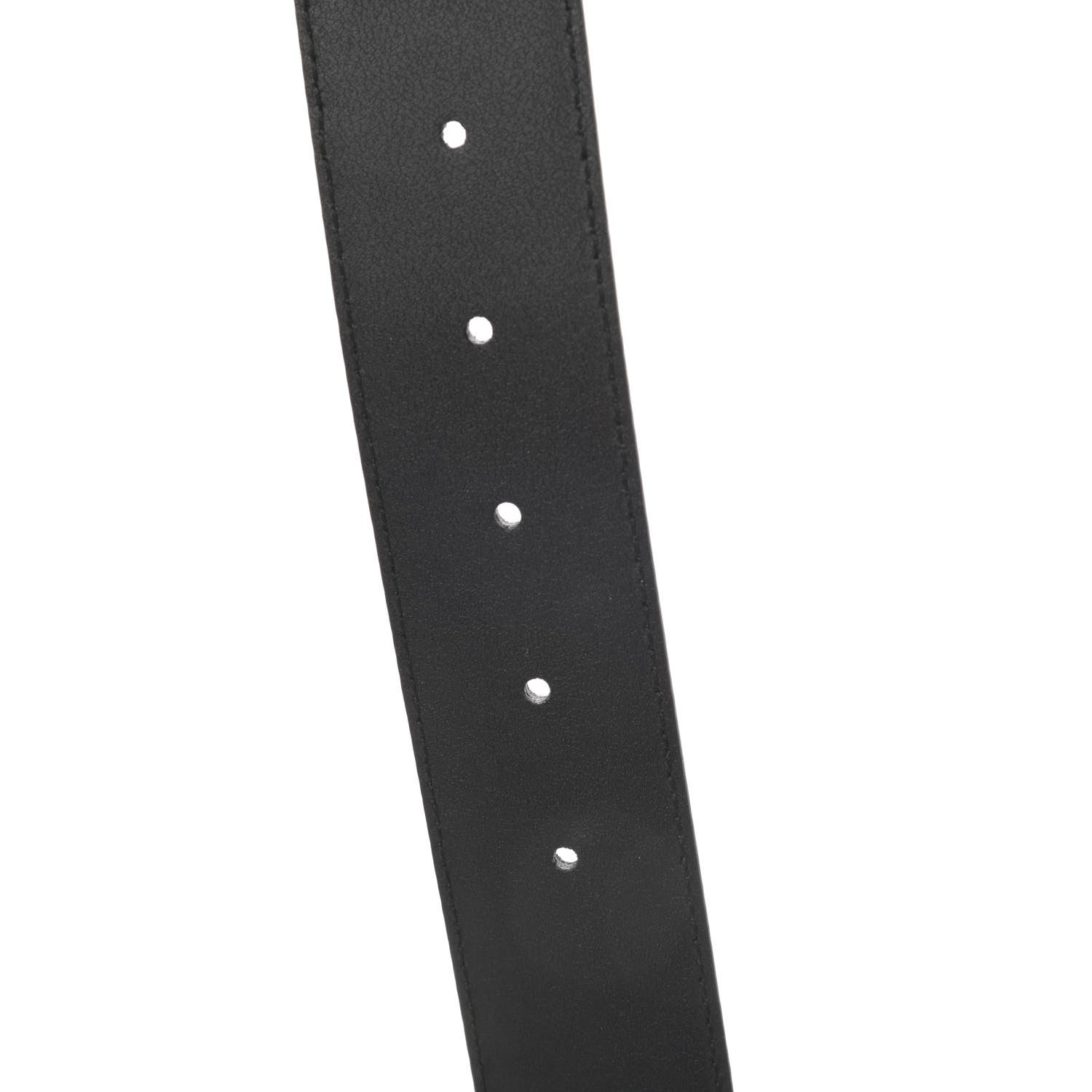 Gucci Guccissima Signature Interlocking G 37mm Belt 90 36 Black 5 of 5