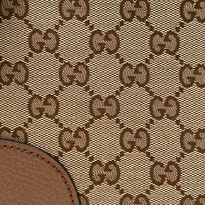 Gucci Monogram Mini Bree Messenger Bag Beige Tabacco 7 of 11