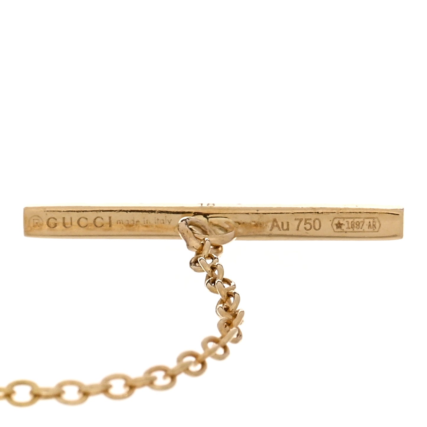 18K Yellow Gold Multi Gemstone Running G Bracelet