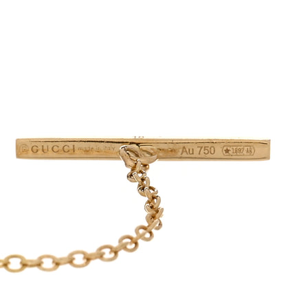 Gucci 18K Yellow Gold Multi Gemstone Running G Bracelet 3 of 3