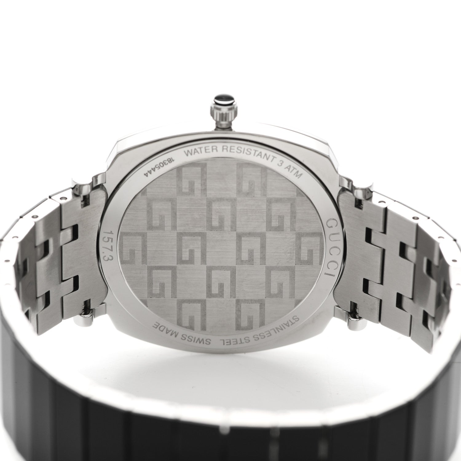 Gucci Stainless Steel 38mm Grip Quartz Watch Black 4 of 5