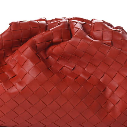 Bottega Veneta Nappa Maxi Intrecciato The Pouch Oversized Clutch Bright Red 9 of 9