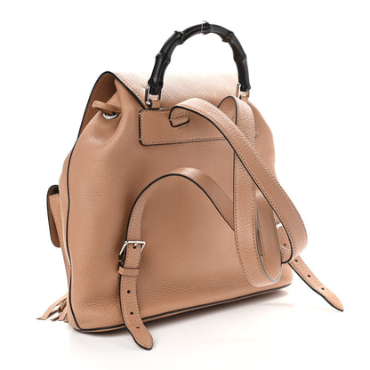Gucci Cellarius Calfskin Medium Bamboo Backpack Camelia 3 of 10