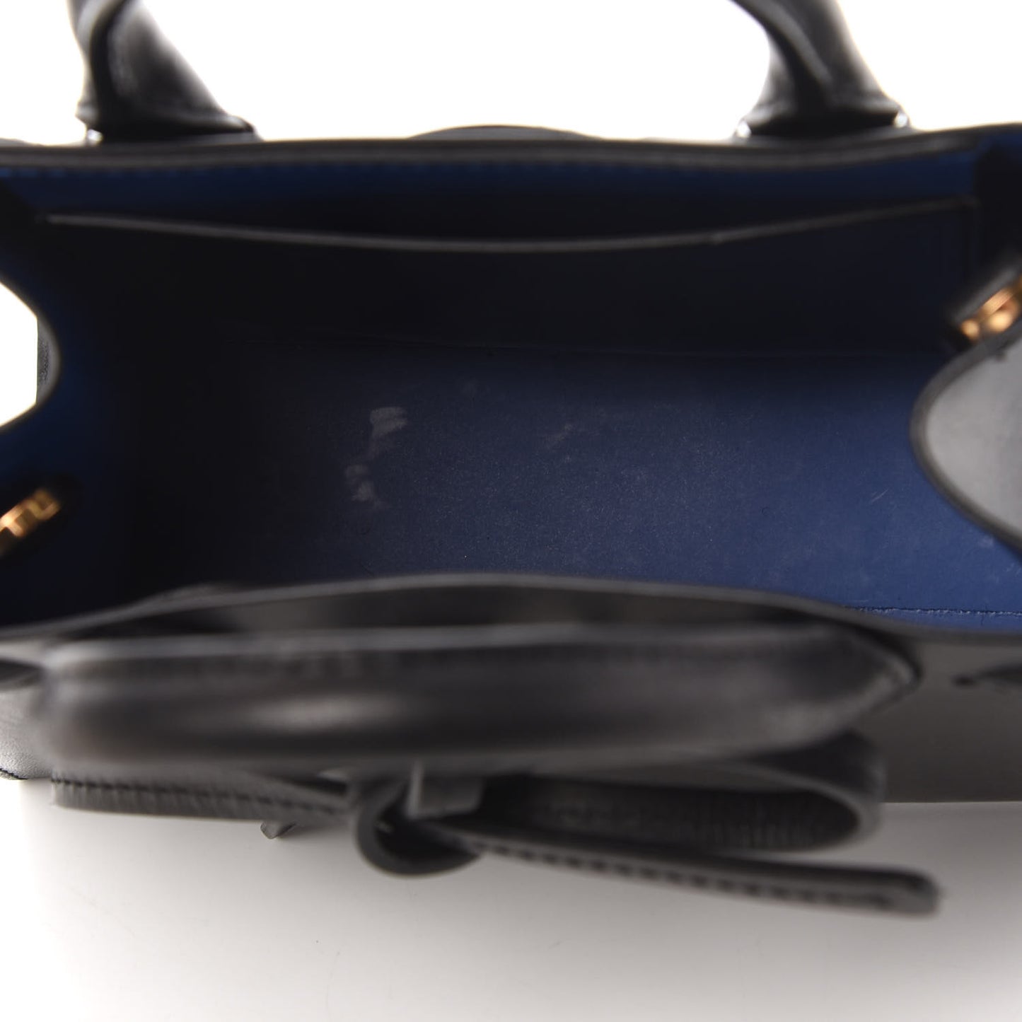 Calfskin Mini MIni Sun Bag Black Royal