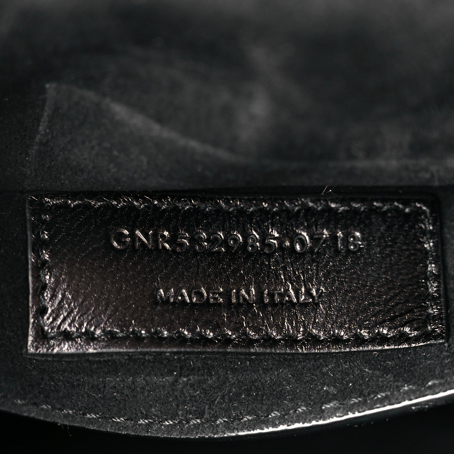 Crinkled Matelasse Betty Messenger Black