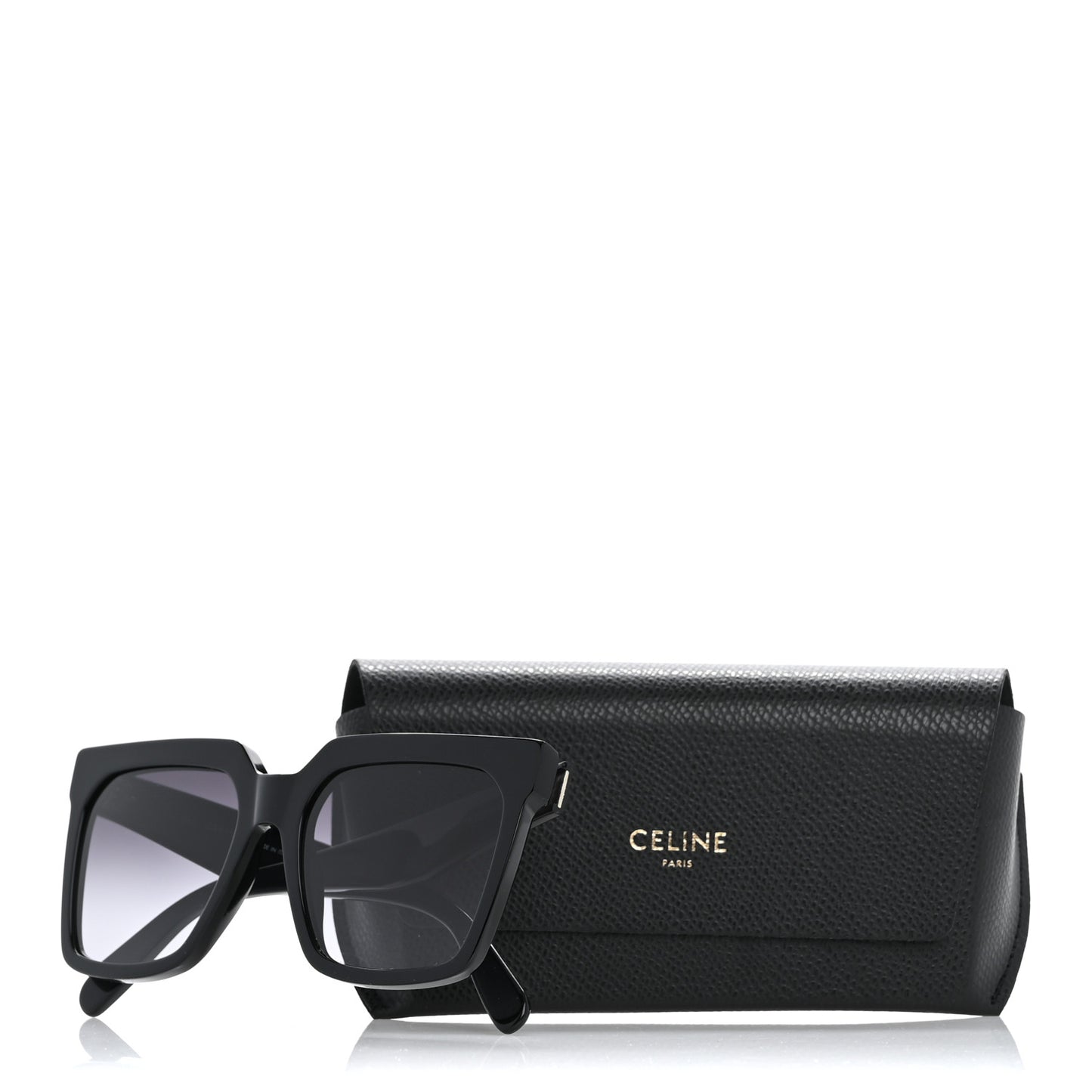 Acetate Polarized Oversized Sunglasses CL4055IN Black