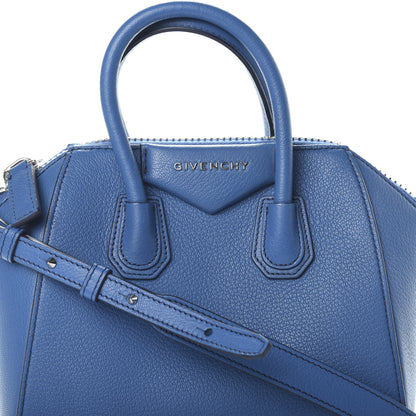 Givenchy Sugar Goatskin Mini Antigona Indigo Blue 8 of 10