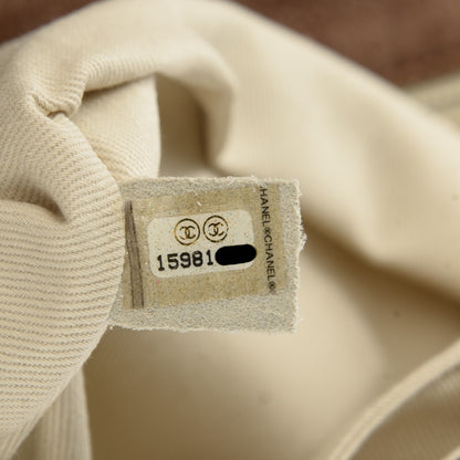 Chanel Ultra Soft Suede Calfskin Large Natural Beauty Flap Brown 7 of 8