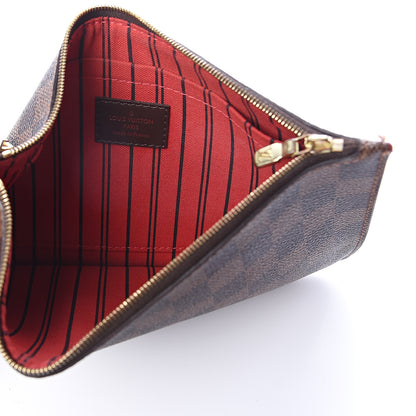 Louis Vuitton Damier Ebene Neverfull MM GM Pochette 4 of 5
