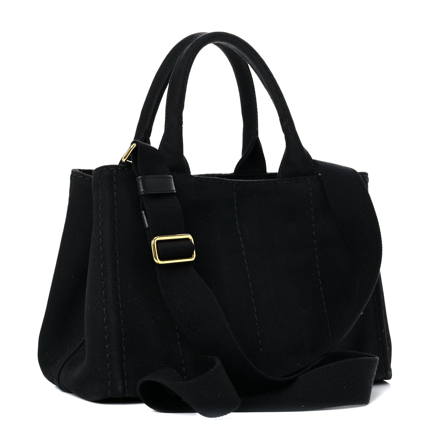 Canapa Small Logo Tote Black