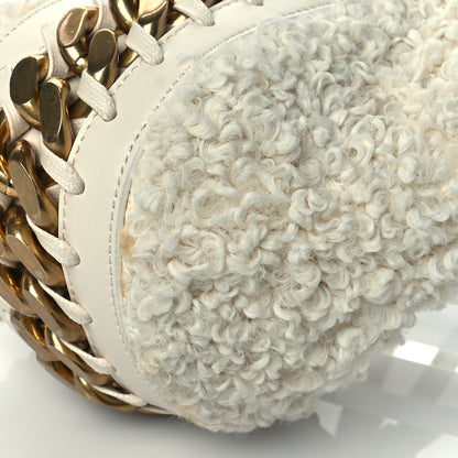 Stella McCartney Eco Alter Nappa Eco Shearling Clutch Natural 10 of 12