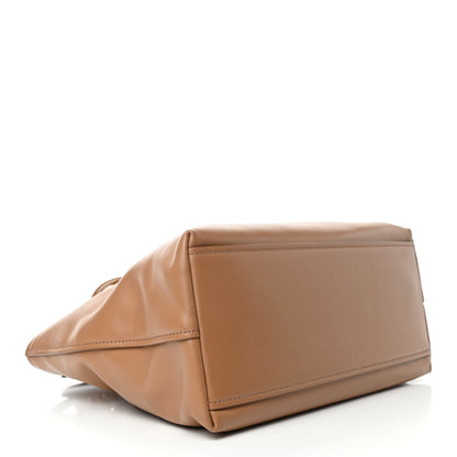 Miu Miu Soft Calf Chain Tote Caramel 3 of 4