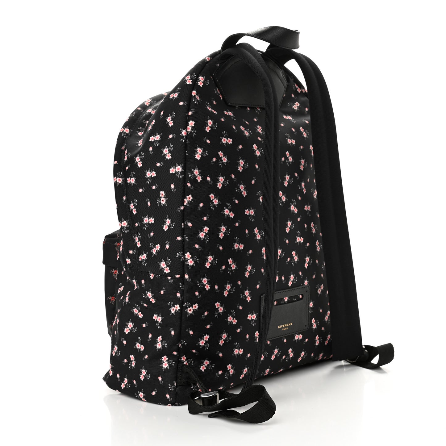 Tech Twill Nylon Hibiscus Print Backpack Multicolor