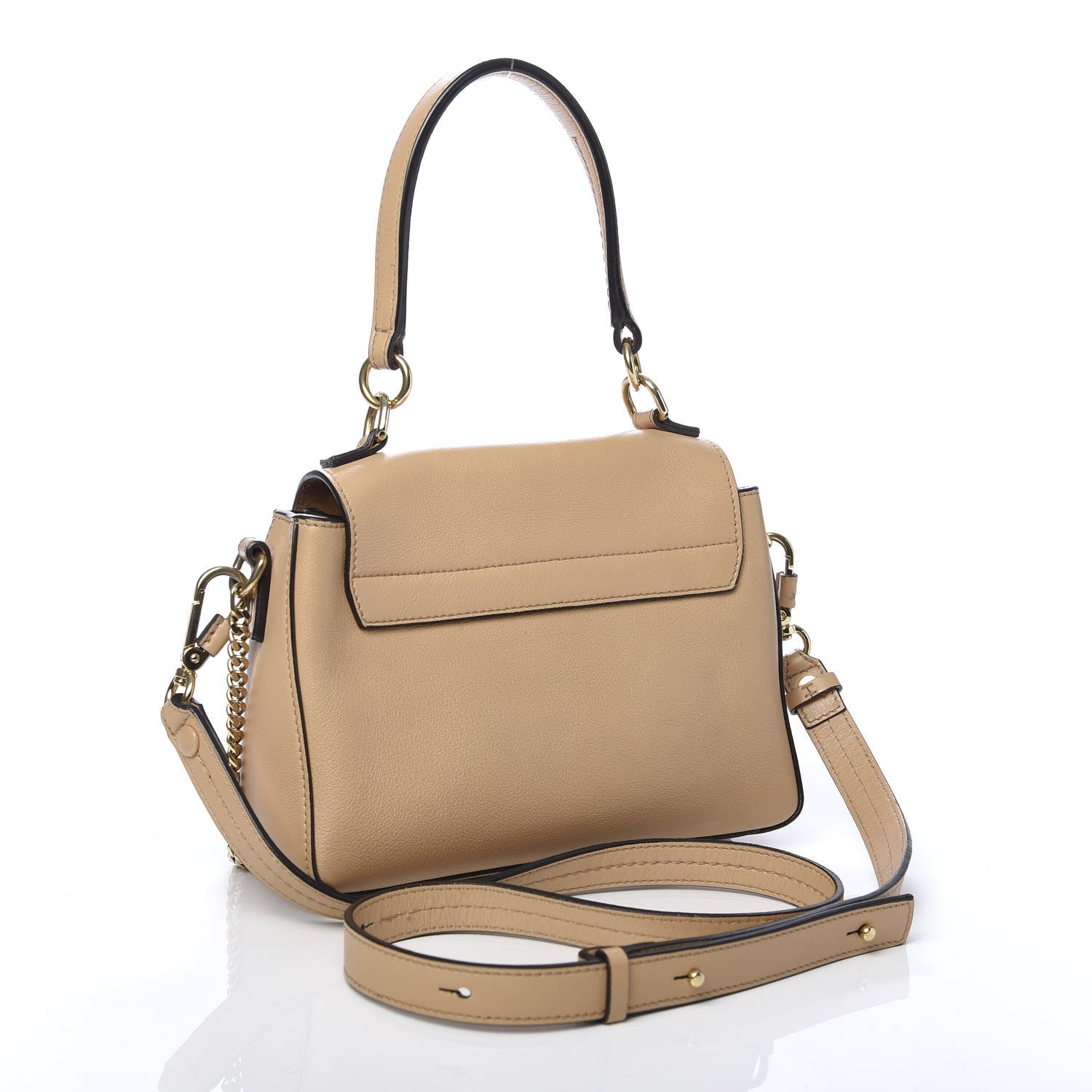 Chloe Calfskin Mini Faye Day Shoulder Bag Blush Nude 3 of 9