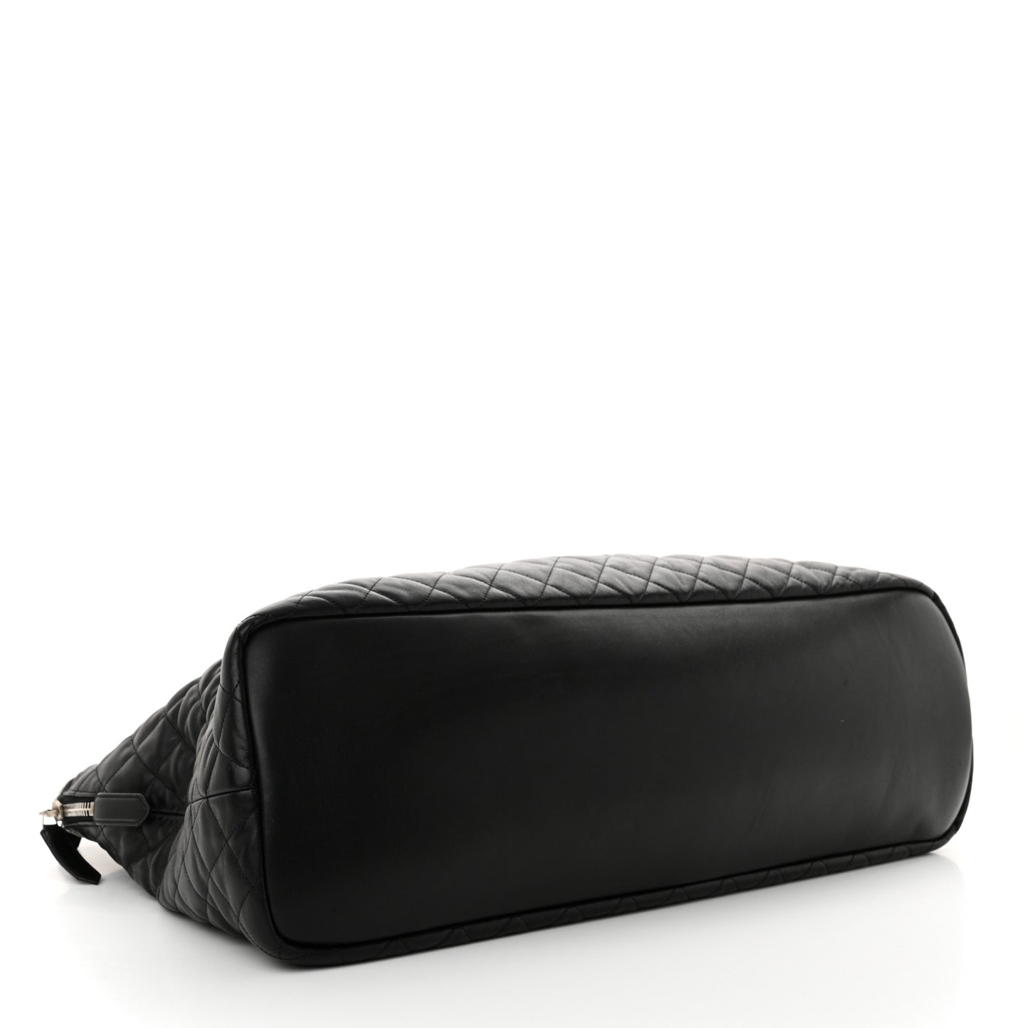 Calfskin Quilted ES Giant Travel Bag Black