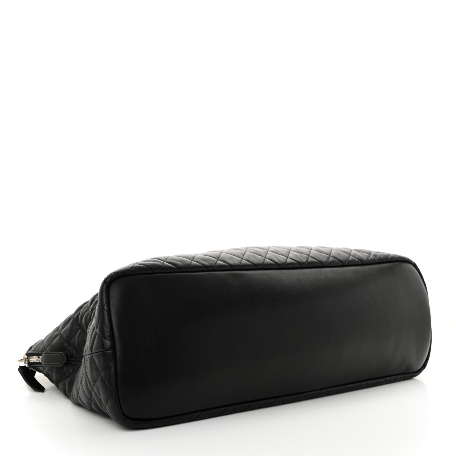 Saint Laurent Calfskin Quilted ES Giant Travel Bag Black 4 of 13
