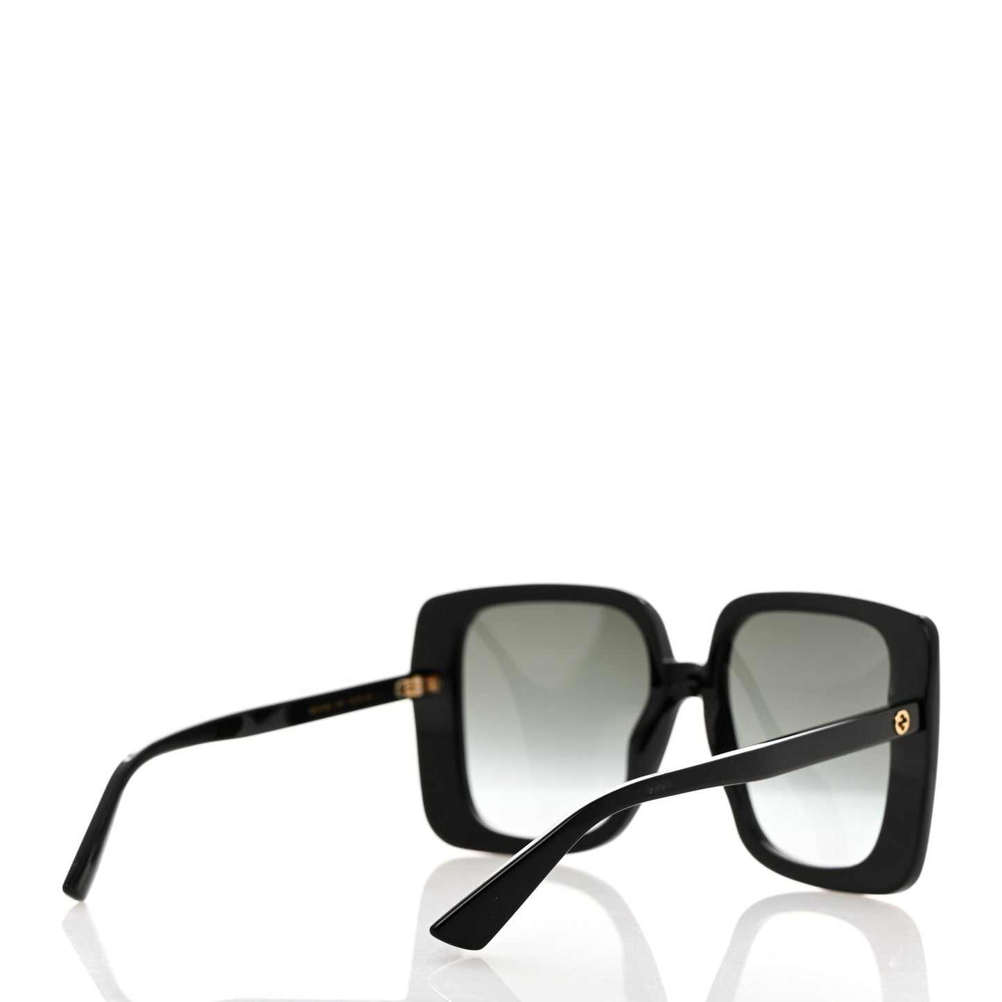 Acetate Square Frame Sunglasses GG1314S Black
