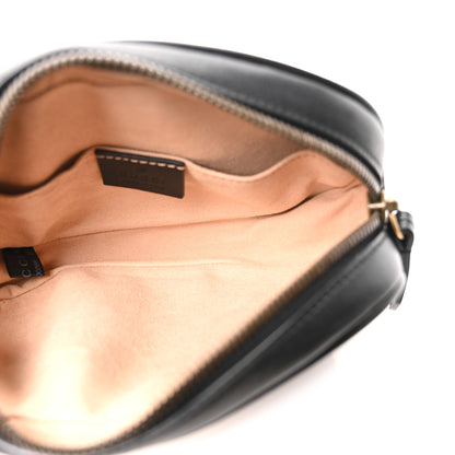 Gucci Calfskin Matelasse GG Marmont Belt Bag 95 38 Black 5 of 10