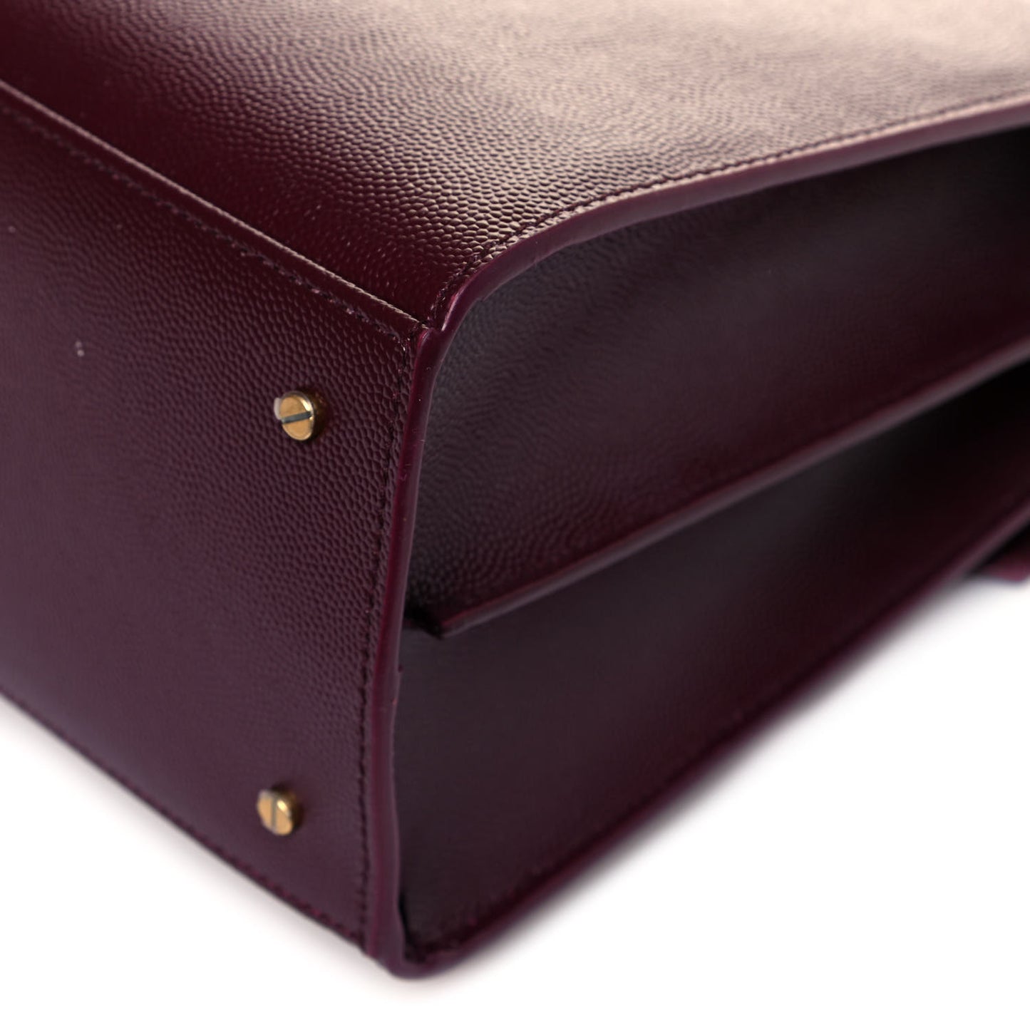 Grain de Poudre Medium Classic Monogram Cassandra Top Handle Rouge Legion