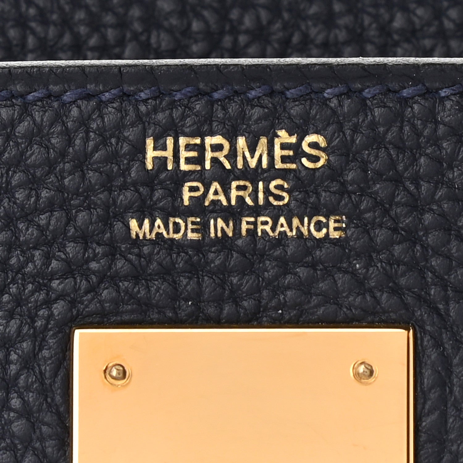 Hermes Togo Kelly Retourne 32 Bleu Nuit 7 of 10
