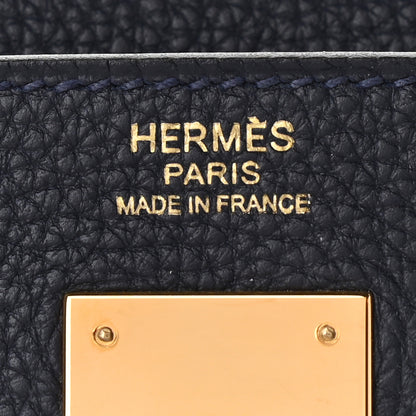 Hermes Togo Kelly Retourne 32 Bleu Nuit 7 of 10