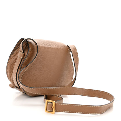 Chloe Calfskin Mini Marcie Round Crossbody Bag Nut 3 of 13